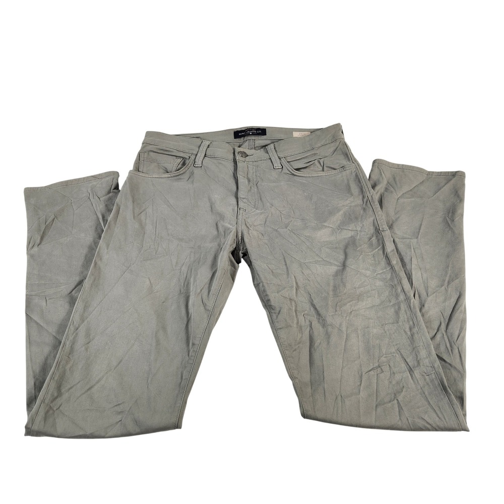 Mavi Zach Straight Leg Pants Mens 34x36 Olive‎ Green Sage Grey Stretch Chino